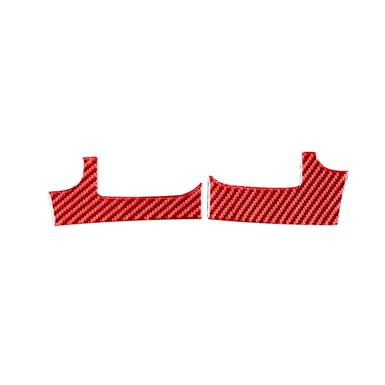 2 PCS / Set Carbon Fiber Car Dashboard Air Outlet Decorative Sticker for Toyota Tundra 2014-2018,Right Drive (Red) - Car Interior Mouldings by PMC Jewellery | Online Shopping South Africa | PMC Jewellery | Buy Now Pay Later Mobicred