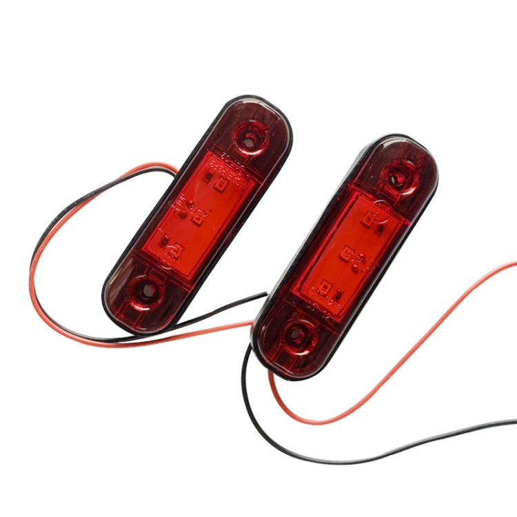 5 PCS MK-327 Car / Truck 3LEDs Side Marker Indicator Light Tail Light (White Light) - Clearance Lights by PMC Jewellery | Online Shopping South Africa | PMC Jewellery | Buy Now Pay Later Mobicred