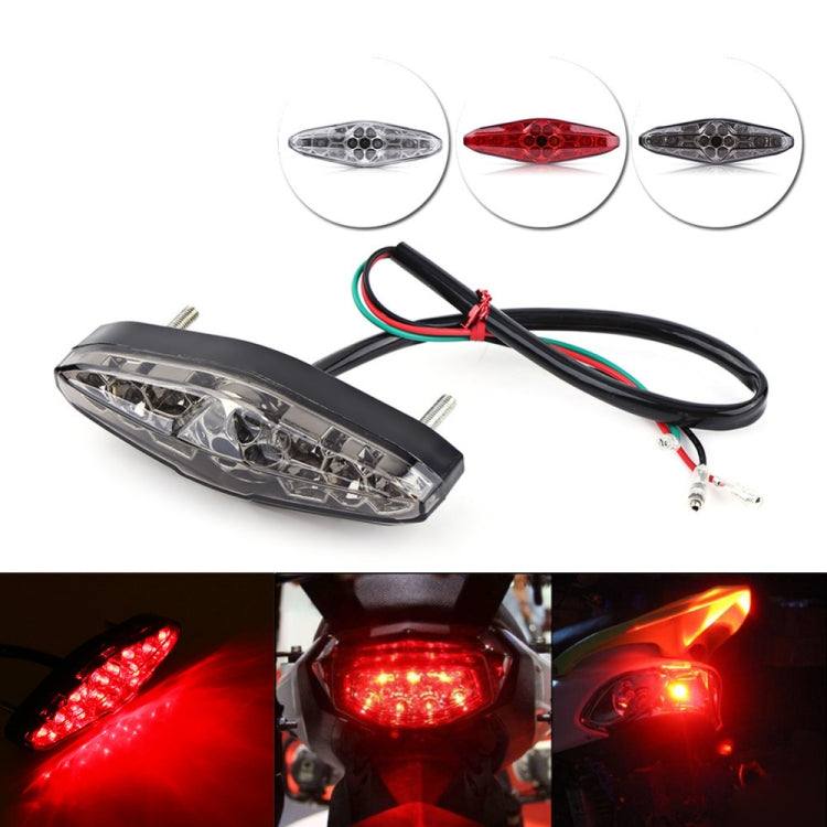 2 PCS KC-WD-NEW-3X Motorcycle LED Brake Light Running Lamp (Red) - Signal Lights by PMC Jewellery | Online Shopping South Africa | PMC Jewellery