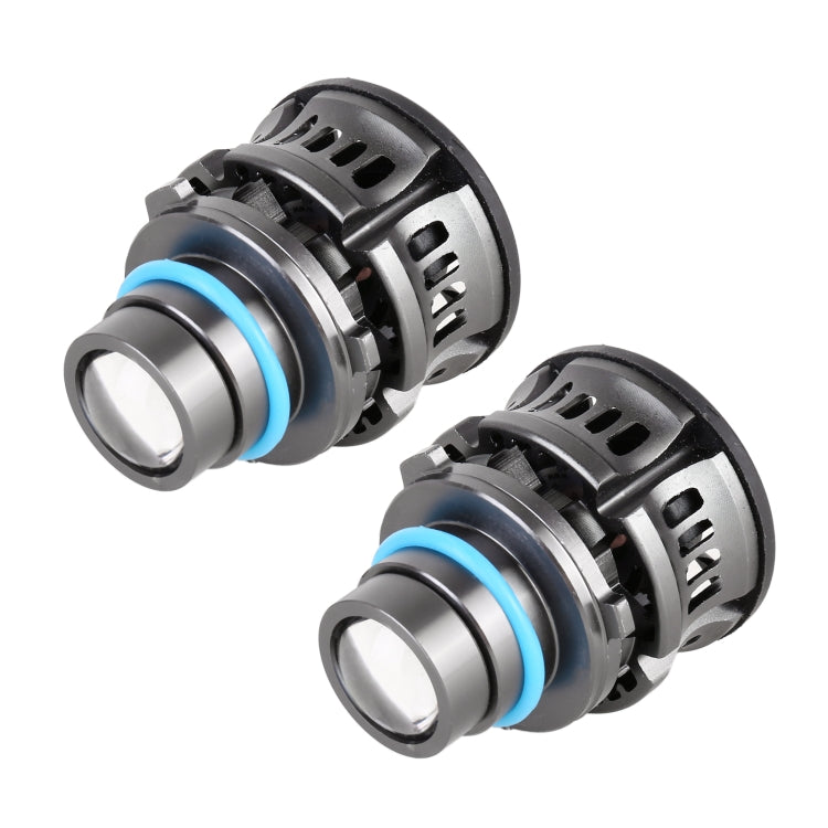 1 Pair 9006 27W / DC12V Car Aluminum Alloy Flashing LED Headlight (Blue Light) - LED Headlamps by PMC Jewellery | Online Shopping South Africa | PMC Jewellery | Buy Now Pay Later Mobicred