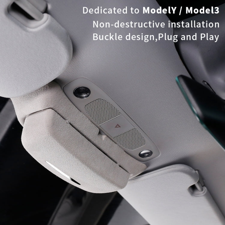 Car Ordinary Version Sunglasses Storage Box for Tesla Model 3 - Sunglasses & Glasses Clips by PMC TechLife | Online Shopping South Africa | PMC TechLife | Buy Now Pay Later Mobicred