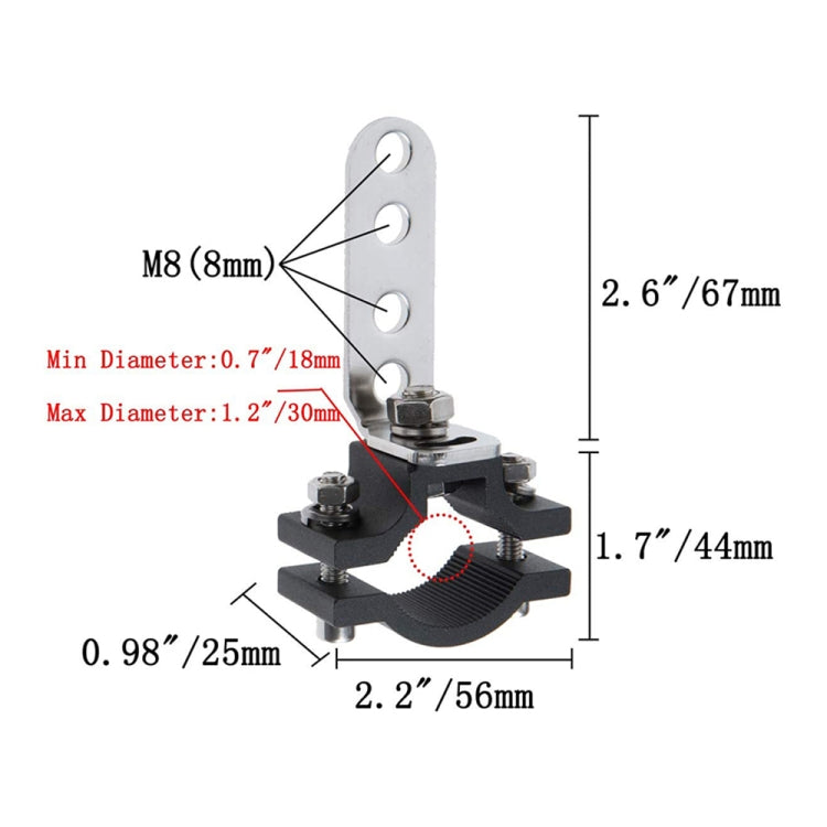 Y-021 Universal LED Light Mounting Bracket - Car Light Accessories by PMC Jewellery | Online Shopping South Africa | PMC Jewellery | Buy Now Pay Later Mobicred