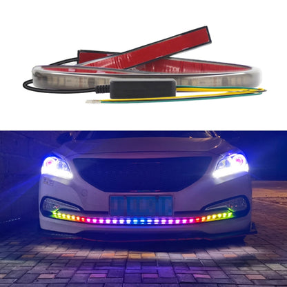 Z06-60CM 60cm DC12V-24V Car Front Grille LED RGB Daytime Running Lights Strip Colorful Lamp - Running Lights by PMC Jewellery | Online Shopping South Africa | PMC Jewellery | Buy Now Pay Later Mobicred