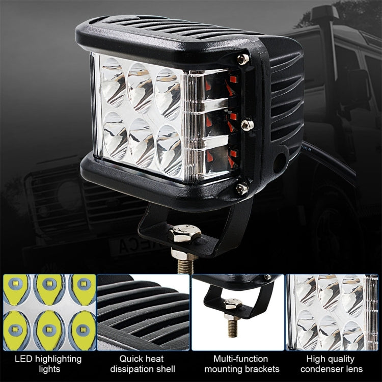 CS-880A1 Car Dust-proof Waterproof Metal Square LED Headlights, Screw Version - Work Lights by PMC Jewellery | Online Shopping South Africa | PMC Jewellery | Buy Now Pay Later Mobicred