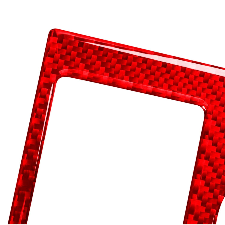 For Honda CRV 2007-2011 Carbon Fiber Car Water Cup Holder Panel Decorative Sticker, Right Drive (Red) - Car Interior Mouldings by PMC Jewellery | Online Shopping South Africa | PMC Jewellery | Buy Now Pay Later Mobicred