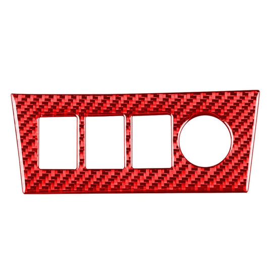 Car Carbon Fiber Cigarette Lighting Panel Decorative Sticker for Toyota RAV4 2006-2013, Left and Right Drive (Red) - Car Interior Mouldings by PMC Jewellery | Online Shopping South Africa | PMC Jewellery | Buy Now Pay Later Mobicred