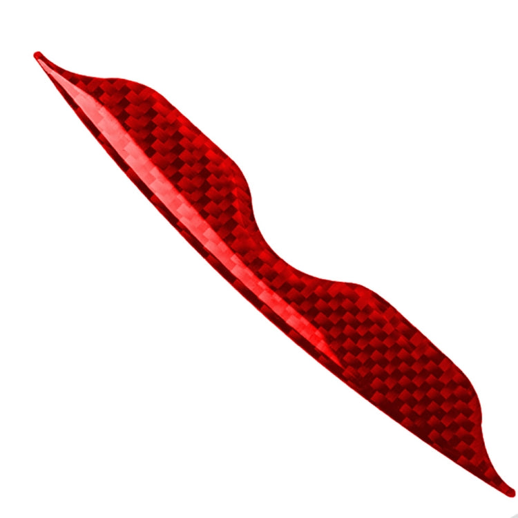 3 in 1 Car Carbon Fiber Air Conditioning Adjustment Panel Decorative Sticker for Nissan 370Z / Z34 2009-, Left and Right Drive Universal (Red) - Car Interior Mouldings by PMC Jewellery | Online Shopping South Africa | PMC Jewellery | Buy Now Pay Later Mobicred