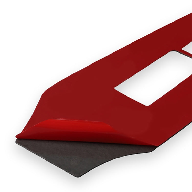 2 in 1 Car Carbon Fiber Window Lift Panel Decorative Sticker for Nissan 370Z / Z34 2009-, Left Drive Low-configured (Red) - Car Interior Mouldings by PMC Jewellery | Online Shopping South Africa | PMC Jewellery | Buy Now Pay Later Mobicred