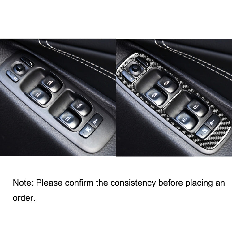 4 in 1 Car Carbon Fiber Door Set B Decorative Sticker for Volvo XC90 2003-2014, Right Drive - Car Interior Mouldings by PMC Jewellery | Online Shopping South Africa | PMC Jewellery | Buy Now Pay Later Mobicred