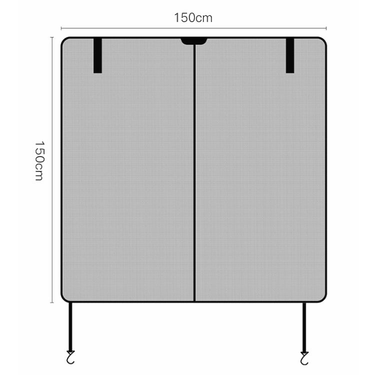 Car Tailgate Magnetic Anti-mosquito Sunshade Screen - Window Foils & Solar Protection by PMC TechLife | Online Shopping South Africa | PMC TechLife | Buy Now Pay Later Mobicred