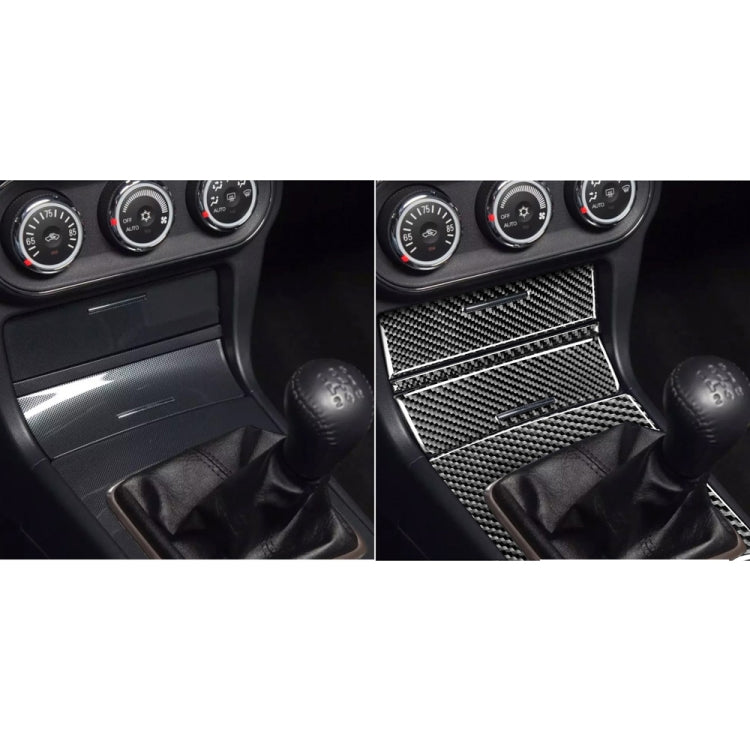 Car Carbon Fiber Storage + Gear Decorative Sticker for Mitsubishi Lancer EVO (Only GT / GTS) 2010-2015, Left and Right Drive Universal - Car Interior Mouldings by PMC Jewellery | Online Shopping South Africa | PMC Jewellery | Buy Now Pay Later Mobicred