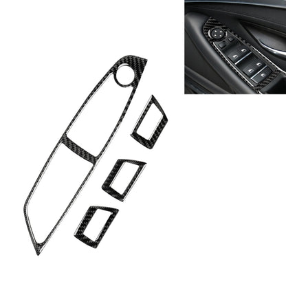 Carbon Fiber Car Right Driving Lifting Panel Decorative Sticker for BMW 5 Series F10 2011-2018 - Car Interior Mouldings by PMC Jewellery | Online Shopping South Africa | PMC Jewellery | Buy Now Pay Later Mobicred