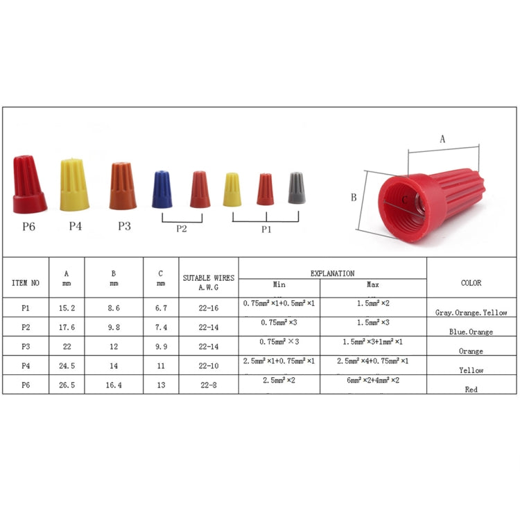 160 PCS Car Electrical Wire Nuts Crimp Wire Terminal Wire Connect Assortment Kit - Booster Cable & Clip by PMC Jewellery | Online Shopping South Africa | PMC Jewellery | Buy Now Pay Later Mobicred