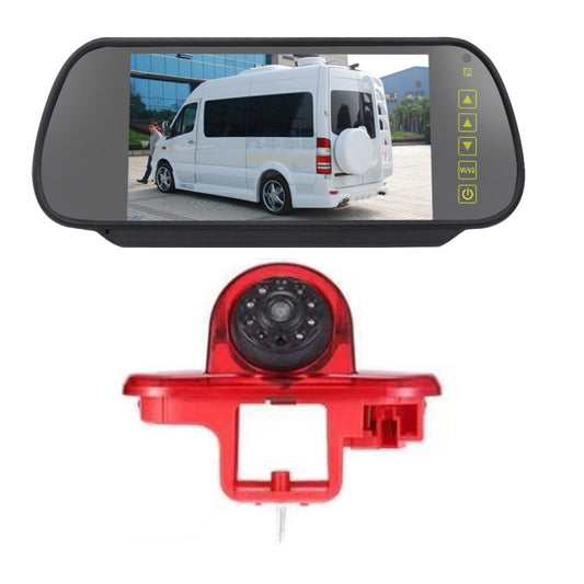 PZ464 Car Waterproof Brake Light View Camera + 7 inch Rearview Monitor for Renault / Vauxhall - Rear View Cameras by PMC Jewellery | Online Shopping South Africa | PMC Jewellery | Buy Now Pay Later Mobicred