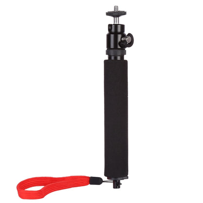 Universal 360 degree Selfie Stick with Red Rope for Gopro, Cellphone, Compact Cameras with 1/4 Threaded Hole, Length: 210mm-525mm - Extendable Pole by PMC Jewellery | Online Shopping South Africa | PMC Jewellery | Buy Now Pay Later Mobicred