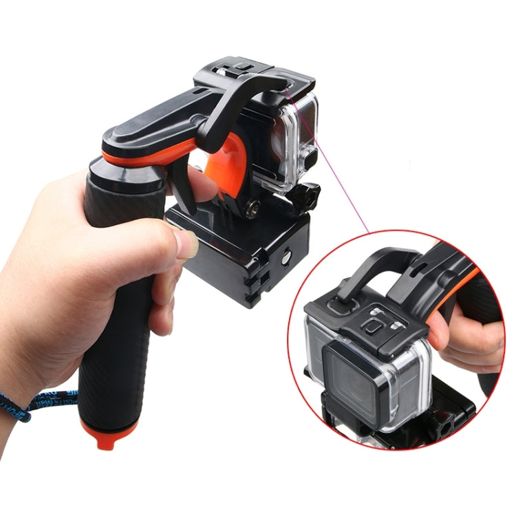 Shutter Trigger + Floating Hand Grip Diving Buoyancy Stick with Adjustable Anti-lost Strap & Screw & Wrench for GoPro HERO7 /6 Black /5 Black - Floating Grip & Ball by PMC Jewellery | Online Shopping South Africa | PMC Jewellery | Buy Now Pay Later Mobicred