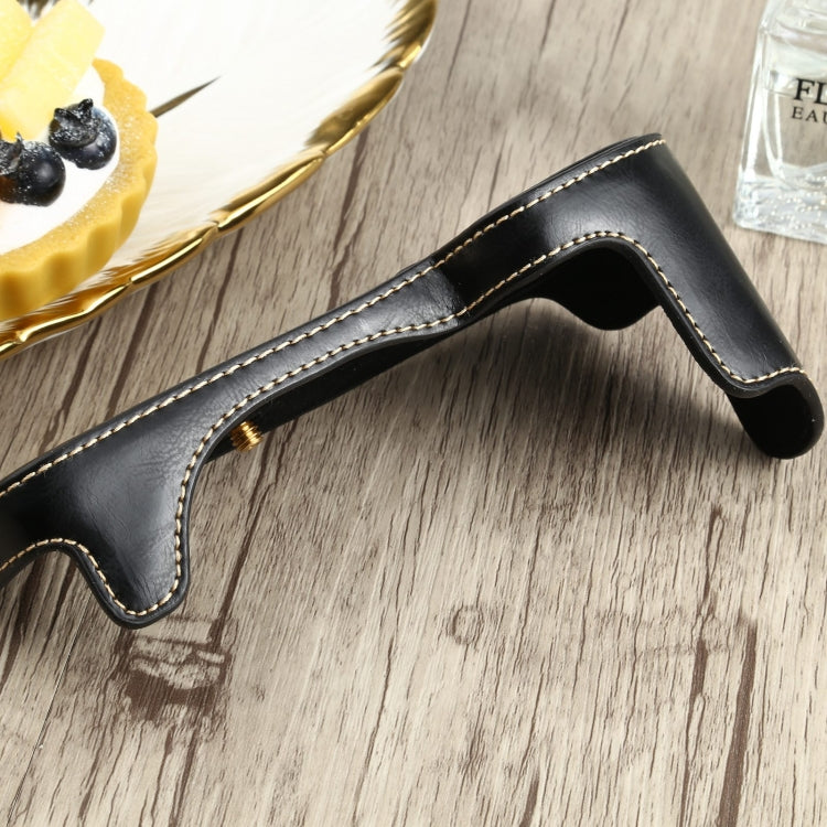 1/4 inch Thread PU Leather Camera Half Case Base for Canon EOS 90D (Black) - free shipping - PMC TechLife - Order now!