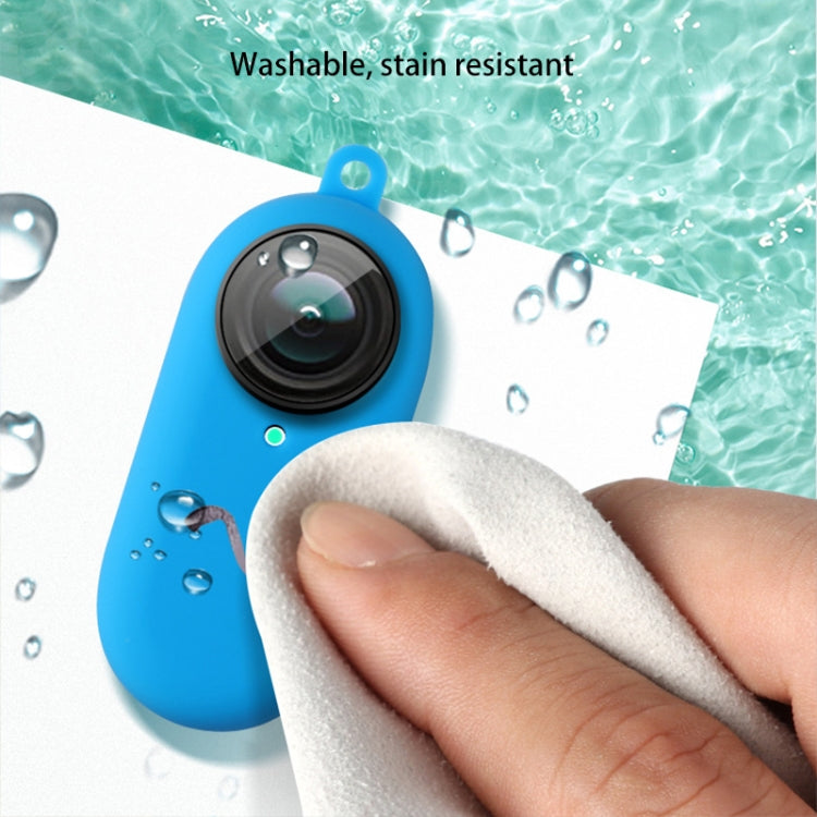 Silicone Protective Case for Insta360 GO 2 Body(Blue) - Case & Bags by PMC TechLife | Online Shopping South Africa | PMC TechLife | Buy Now Pay Later Mobicred