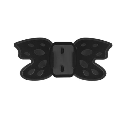 Butterfly Helmet Mount Adapter for GoPro Hero12 Black / Hero11 /10 /9 /8 /7 /6 /5, Insta360 Ace / Ace Pro, DJI Osmo Action 4 and Other Action Cameras(Black) - Helmet Mount by PMC Jewellery | Online Shopping South Africa | PMC Jewellery | Buy Now Pay Later Mobicred