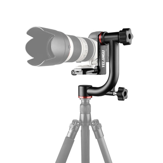 YELANGU  A201 360 Degree Horizontal Gimbal Tripod Head for DV and SLR Cameras (Black) - Tripod Heads by YELANGU | Online Shopping South Africa | PMC Jewellery | Buy Now Pay Later Mobicred