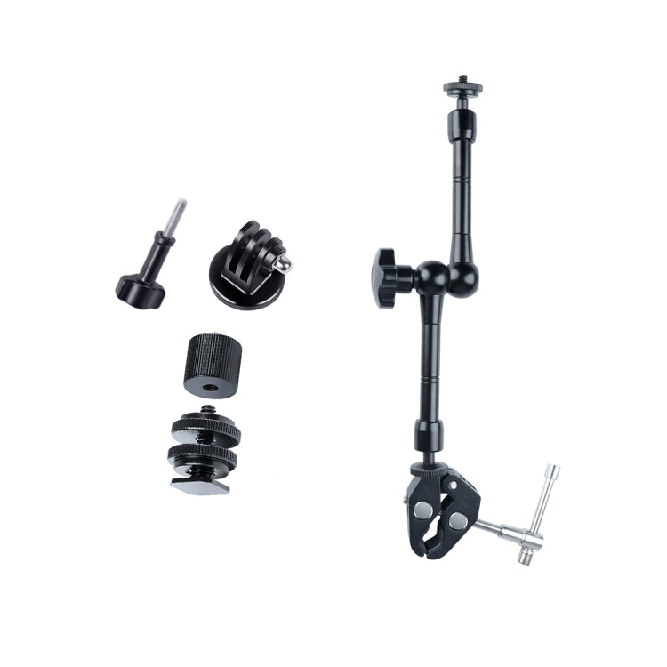 11 inch Adjustable Friction Articulating Magic Arm + Large Claws Clips - Camera Gimbal by PMC TechLife | Online Shopping South Africa | PMC TechLife