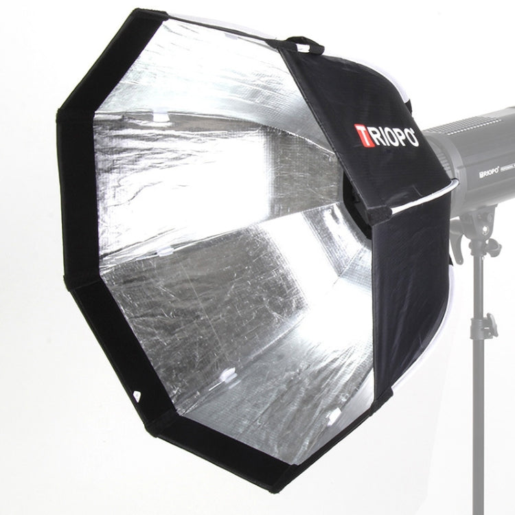 TRIOPO K2-120 120cm Speedlite Flash Octagon Parabolic Softbox Bowens Mount Diffuser (Black) - free shipping - PMC TechLife - Order now!