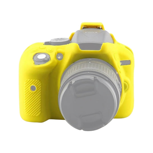 Soft Silicone Protective Case for Nikon D5300(Yellow) - Protective Case by PMC Jewellery | Online Shopping South Africa | PMC Jewellery | Buy Now Pay Later Mobicred