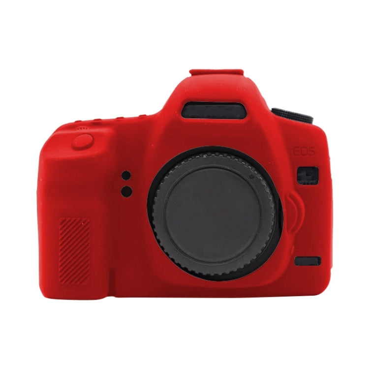 For Canon EOS 5D Mark II Soft Silicone Protective Case(Red) - Protective Case by PMC TechLife | Online Shopping South Africa | PMC TechLife | Buy Now Pay Later Mobicred