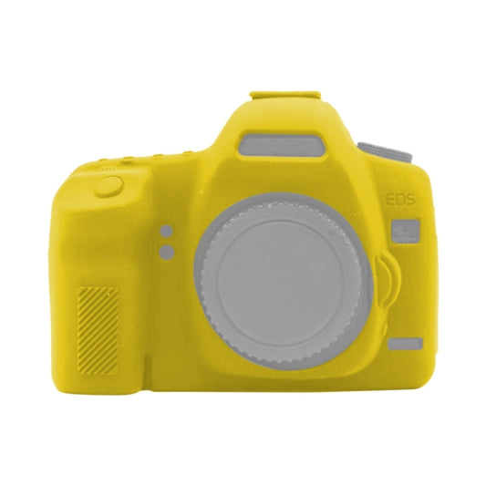 For Canon EOS 5D Mark II Soft Silicone Protective Case(Yellow) - Protective Case by PMC Jewellery | Online Shopping South Africa | PMC Jewellery | Buy Now Pay Later Mobicred