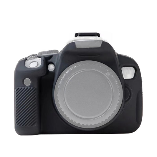 For Canon EOS 600D Soft Silicone Protective Case(Black) - Protective Case by PMC Jewellery | Online Shopping South Africa | PMC Jewellery | Buy Now Pay Later Mobicred