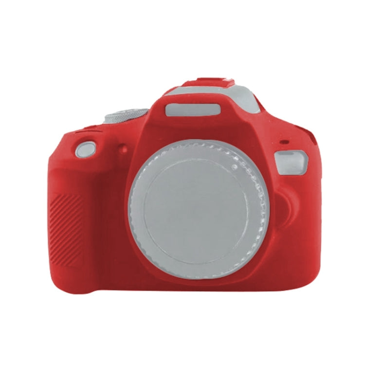 Soft Silicone Protective Case for Canon EOS 2000D (Red) - Protective Case by PMC TechLife | Online Shopping South Africa | PMC TechLife | Buy Now Pay Later Mobicred