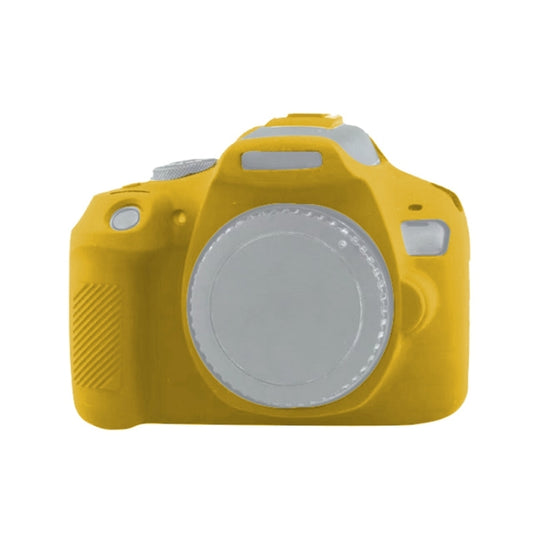 Soft Silicone Protective Case for Canon EOS 2000D (Yellow) - Protective Case by PMC Jewellery | Online Shopping South Africa | PMC Jewellery | Buy Now Pay Later Mobicred