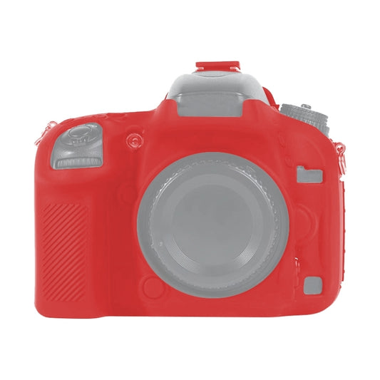 For Nikon D600 / D610 Soft Silicone Protective Case(Red) - Protective Case by PMC Jewellery | Online Shopping South Africa | PMC Jewellery | Buy Now Pay Later Mobicred