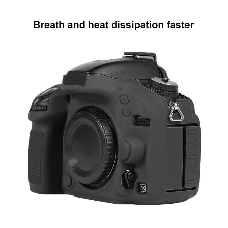 For Nikon D600 / D610 Soft Silicone Protective Case(Yellow) - Protective Case by PMC TechLife | Online Shopping South Africa | PMC TechLife | Buy Now Pay Later Mobicred