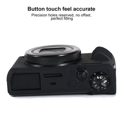 For Canon PowerShot G7 X Mark III / G7X III / G7X3 Soft Silicone Protective Case(Coffee) - Protective Case by PMC Jewellery | Online Shopping South Africa | PMC Jewellery