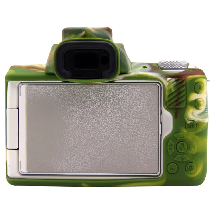 For Canon EOS M50 Mark II / M50 II Soft Silicone Protective Case(Camouflage) - Protective Case by PMC TechLife | Online Shopping South Africa | PMC TechLife | Buy Now Pay Later Mobicred