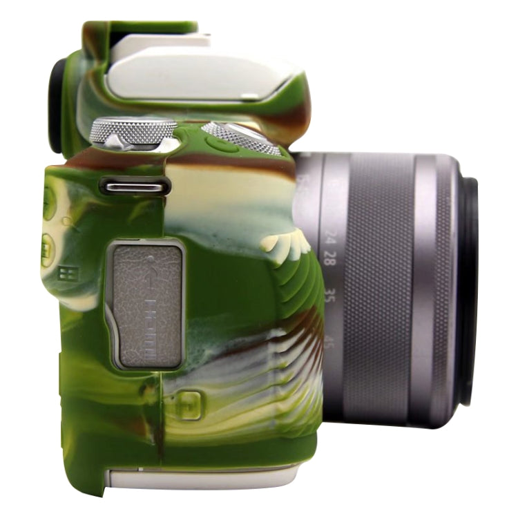 For Canon EOS M50 Mark II / M50 II Soft Silicone Protective Case(Camouflage) - Protective Case by PMC TechLife | Online Shopping South Africa | PMC TechLife | Buy Now Pay Later Mobicred