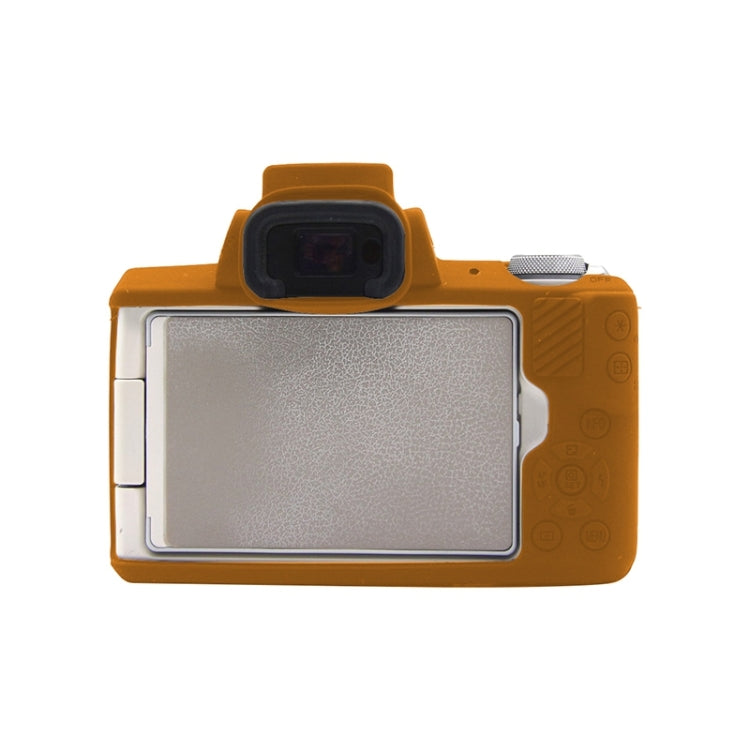 For Canon EOS M50 Mark II / M50 II Soft Silicone Protective Case(Coffee) - Protective Case by PMC TechLife | Online Shopping South Africa | PMC TechLife | Buy Now Pay Later Mobicred