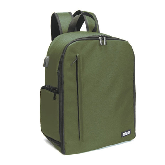 CADeN SLR Camera Shoulder Digital Camera Bag Outdoor Nylon Photography Backpack, Large Size (Army Green) - Backpack by CADeN | Online Shopping South Africa | PMC Jewellery | Buy Now Pay Later Mobicred