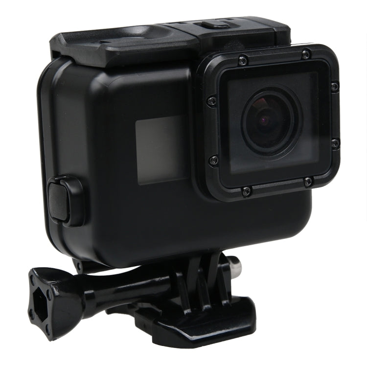 2 in 1 for GoPro HERO6 /5 Touch Screen Back Cover + 45m Waterproof Housing Protective Case(Need to Disassemble Lens When Installed) with Buckle Basic Mount & Lead Screw(Black) - Waterproof Cases by PMC Jewellery | Online Shopping South Africa | PMC Jewellery | Buy Now Pay Later Mobicred