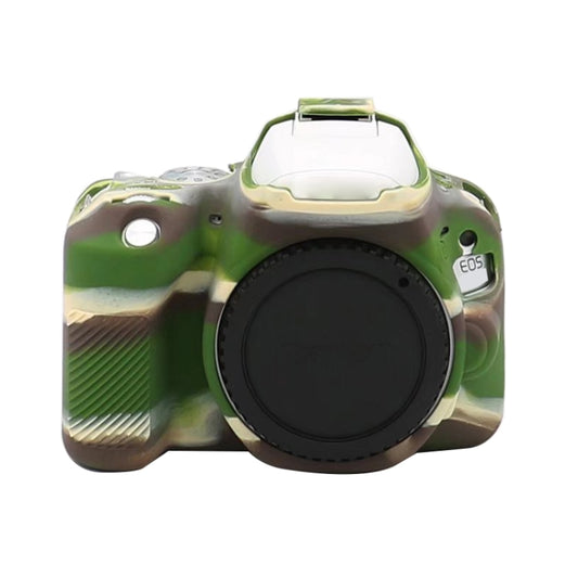 For Canon EOS 250D Soft Silicone Protective Case (Camouflage) - Protective Case by PMC Jewellery | Online Shopping South Africa | PMC Jewellery | Buy Now Pay Later Mobicred