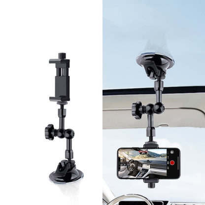 27cm Single Suction Cup Articulating Friction Magic Arm Phone Clamp Mount (Black) - Holder by PMC Jewellery | Online Shopping South Africa | PMC Jewellery | Buy Now Pay Later Mobicred