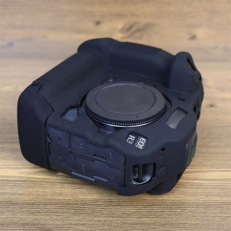 For Canon EOS R3 Soft Silicone Protective Case (Green) - Protective Case by PMC TechLife | Online Shopping South Africa | PMC TechLife | Buy Now Pay Later Mobicred