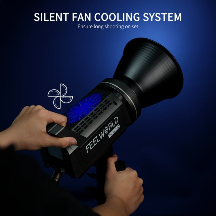 FEELWORLD FL125D 125W Daylight Point Source Video Light, Bluetooth APP Control(UK Plug) - free shipping - PMC TechLife - Order now!