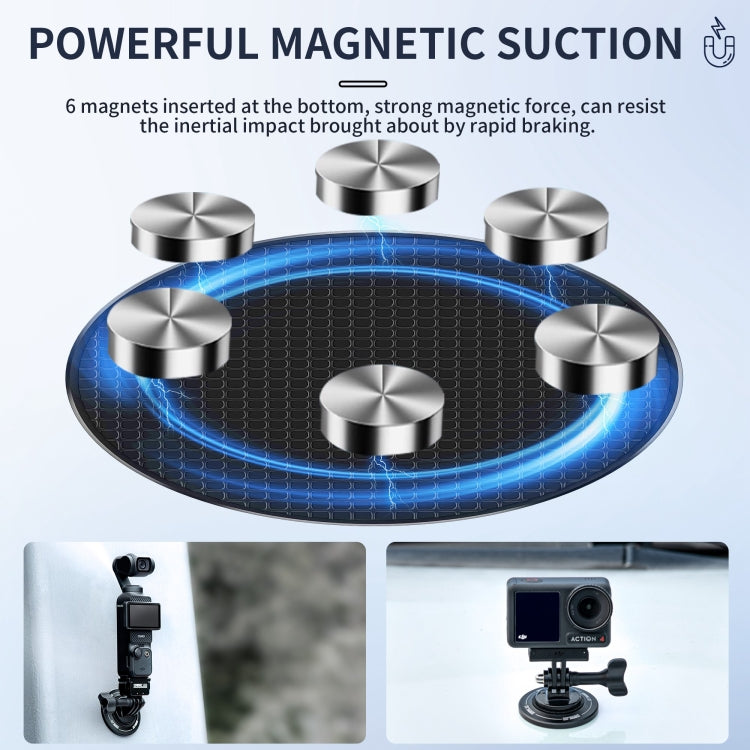 STARTRC Magnetic Base 1/4 Interface Metal Mount (Black) - free shipping - PMC TechLife - Order now!
