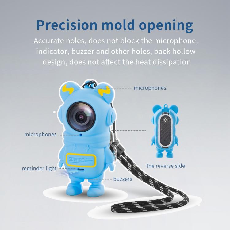 For Insta360 GO 3S STARTRC Cartoon Silicone Protective Case (Dark Gray) - free shipping - PMC TechLife - Order now!