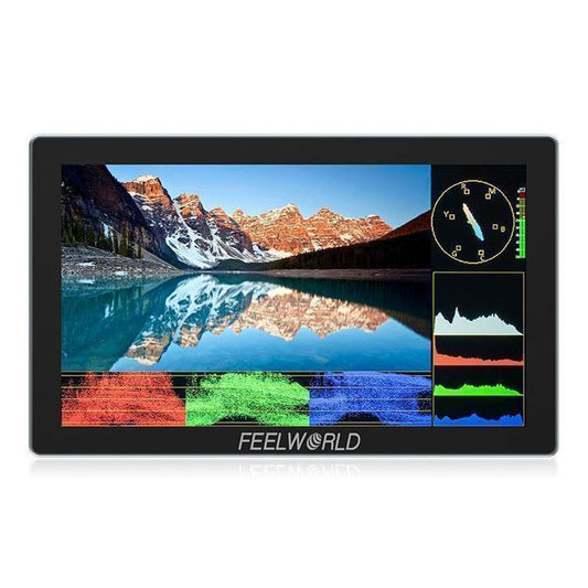 FEELWORLD P6X 5.5 inch Aluminium DSLR Camera Field Monitor Touch Screen 4K HDMI High Brightness 1000nit Monitor (Black) - On-camera Monitors by FEELWORLD | Online Shopping South Africa | PMC Jewellery | Buy Now Pay Later Mobicred