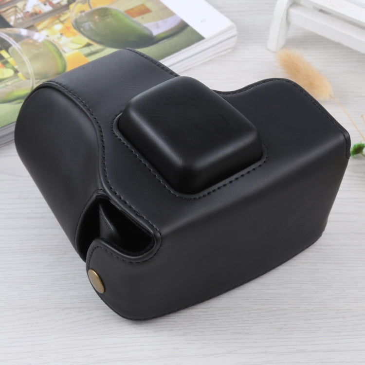 Full Body Camera PU Leather Case Bag with Strap for Olympus E-PL3 / E-PM1 (Black) - free shipping - PMC TechLife - Order now!