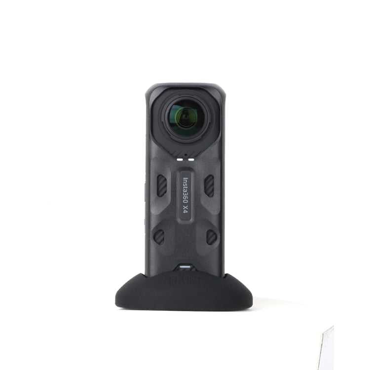 For Insta360 X4 Silicone Base Desktop Stand (Black) - Mount & Holder by PMC TechLife | Online Shopping South Africa | PMC TechLife