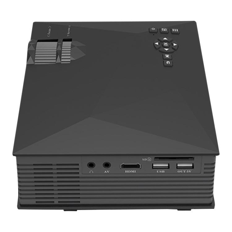 UC68 80ANSI 800x400 Home Theater Multimedia HD 1080P LED Projector,  Support USB/SD/HDMI/VGA/IR - LED Projector by PMC Jewellery | Online Shopping South Africa | PMC Jewellery | Buy Now Pay Later Mobicred